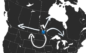 lowbedding and heavy hauling map