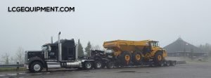 1 of 4 Volvo A 40E Rock Trucks we are heavy hauling