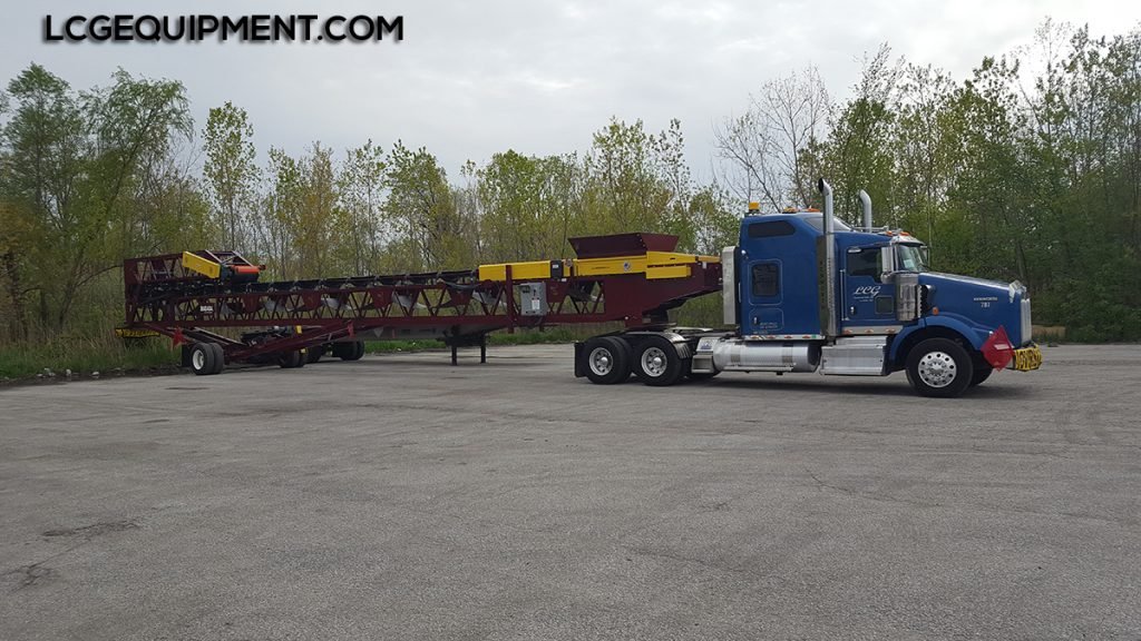 masaba 100' radial stacker move