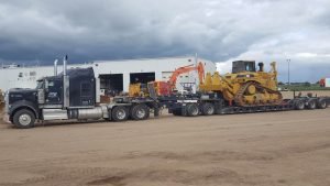 oversized load D9 crawler dozer